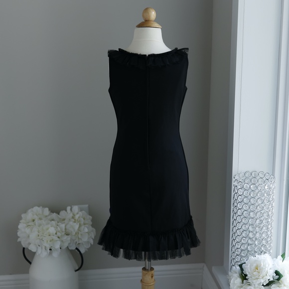 Little Black Dress Sleeveless Faux Jewels Party Recital Special Occasion Girls - Picture 12 of 12